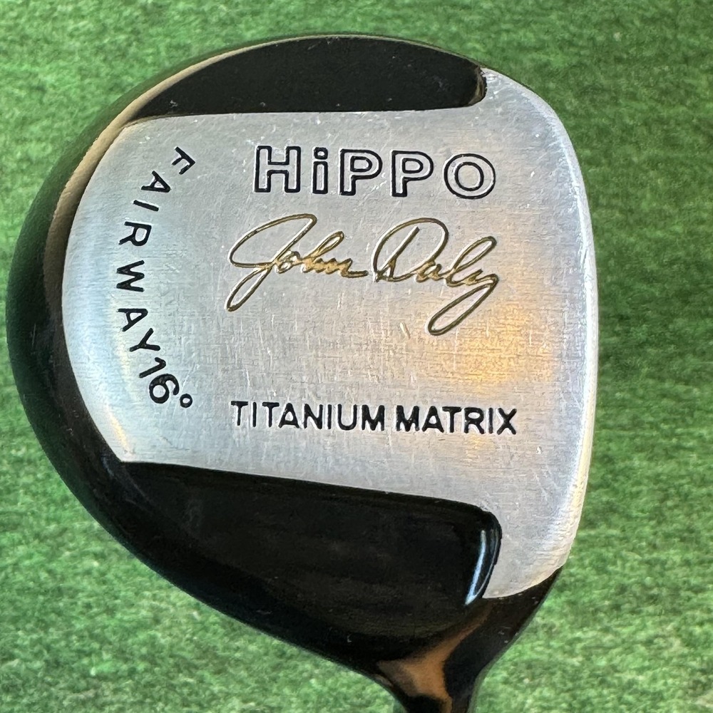 Hippo John Daly Fairway Wood 16° RH Titanium Matrix Power Flex Graphite